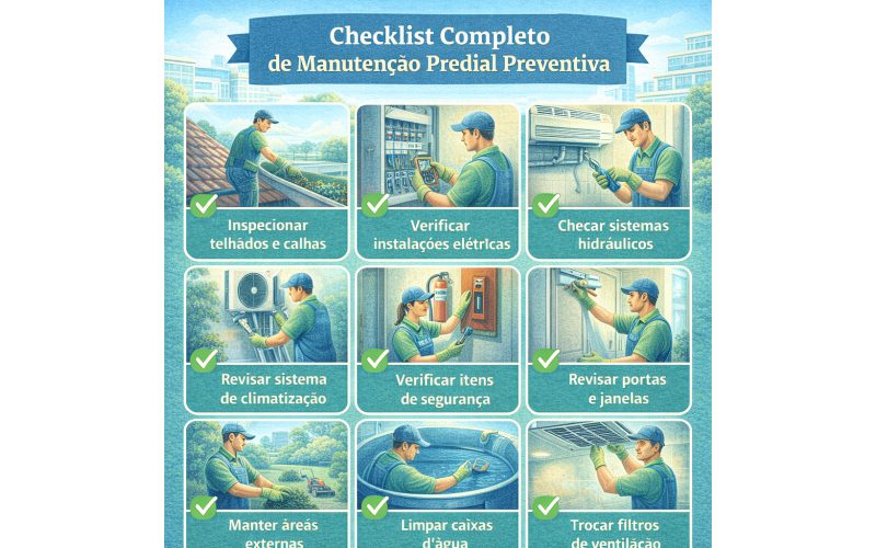 Checklist completo de manutenção predial preventiva