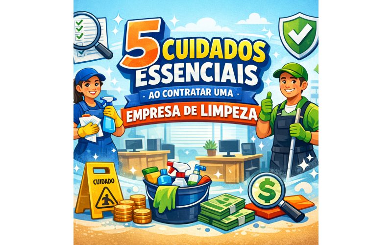 5 cuidados essenciais ao contratar uma empresa de limpeza