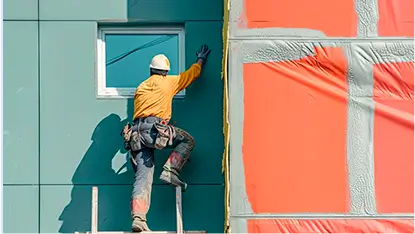 Limpeza e pintura de fachada